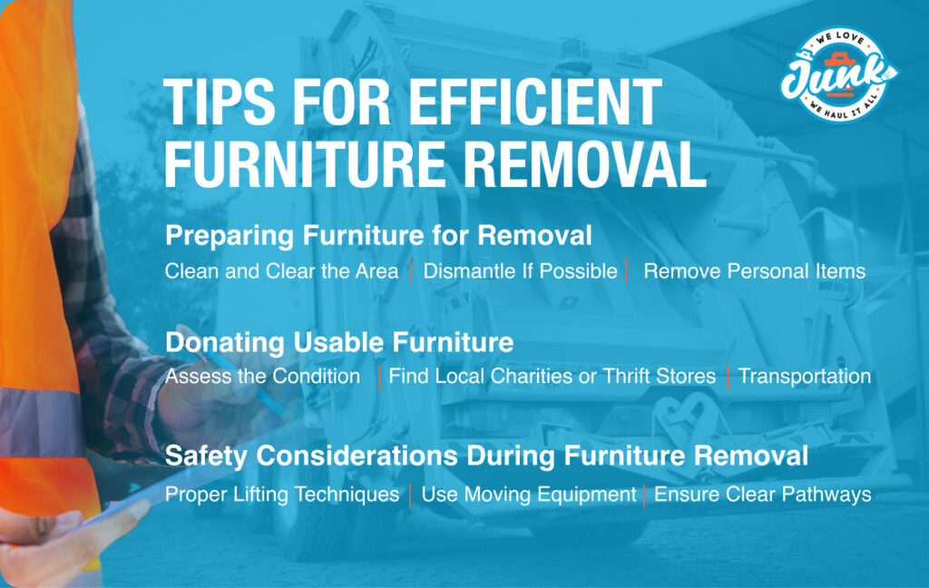 Tips for efficient furniture removal and preparation